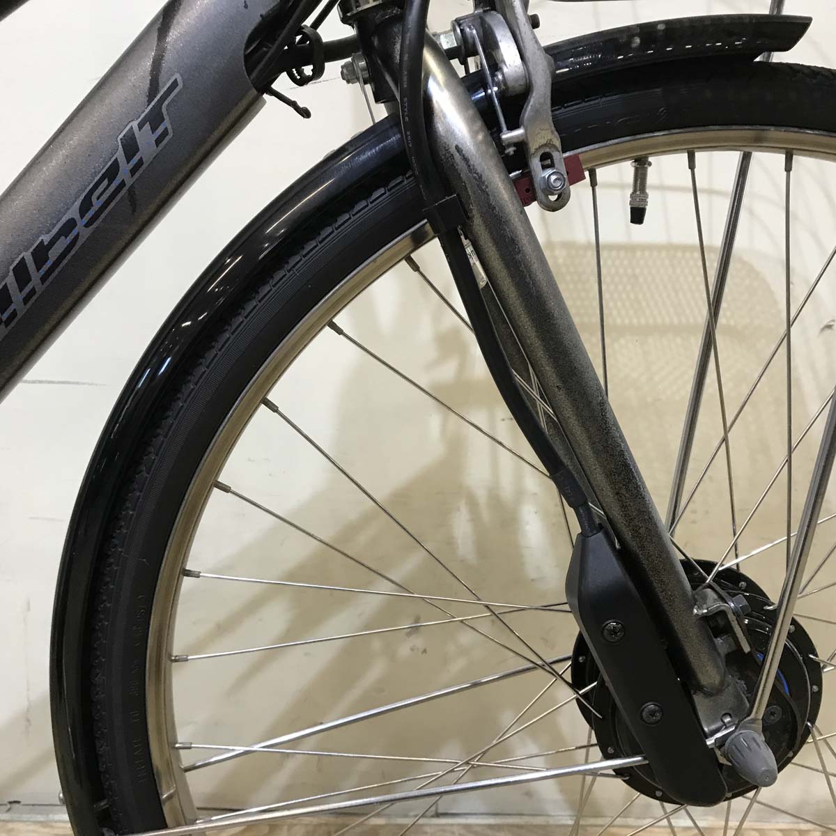 【中古レンタル】【B】ブリヂストン アルベルト e シルバー 27インチ KX090【神戸在庫】