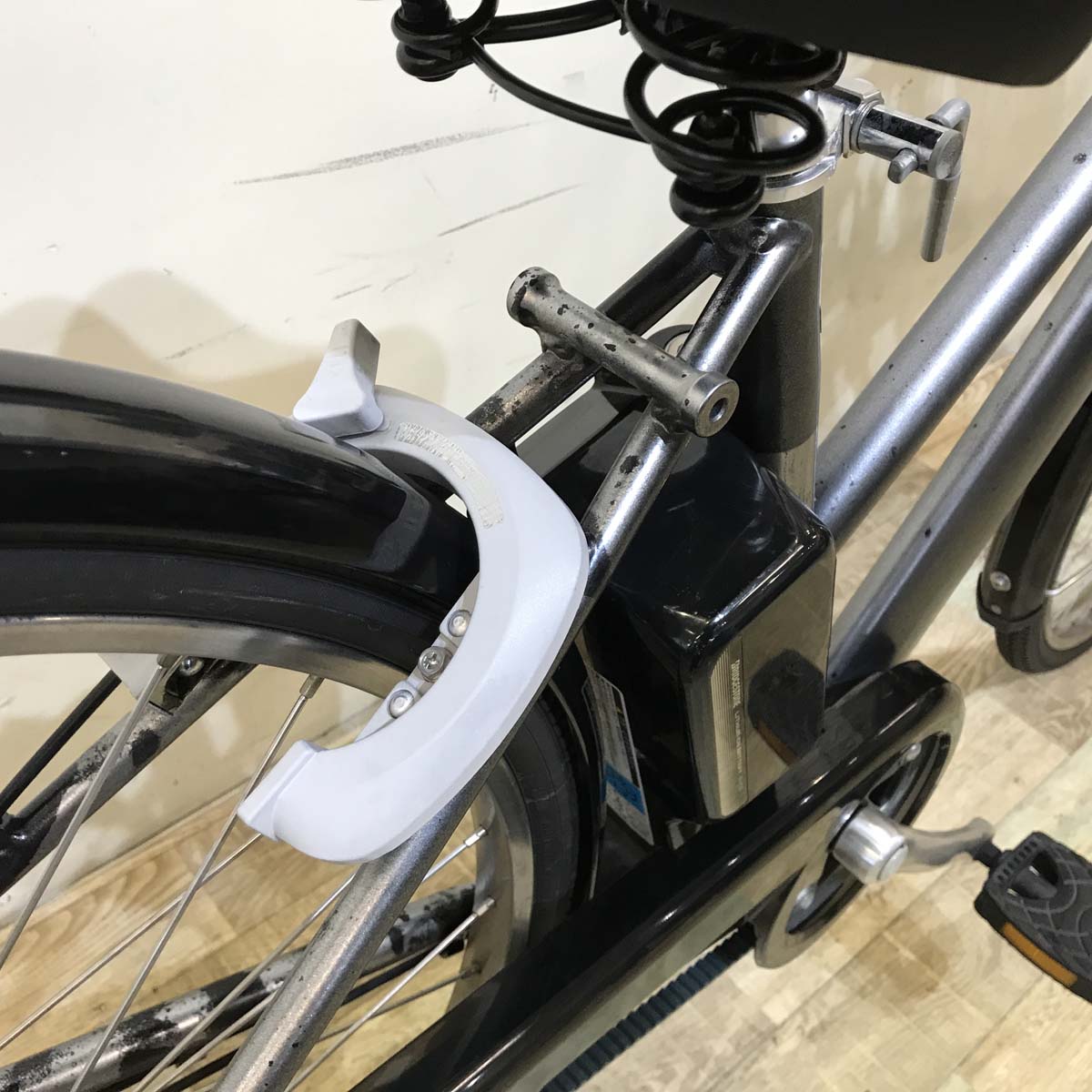 【中古レンタル】【B】ブリヂストン アルベルト e シルバー 27インチ KX090【神戸在庫】