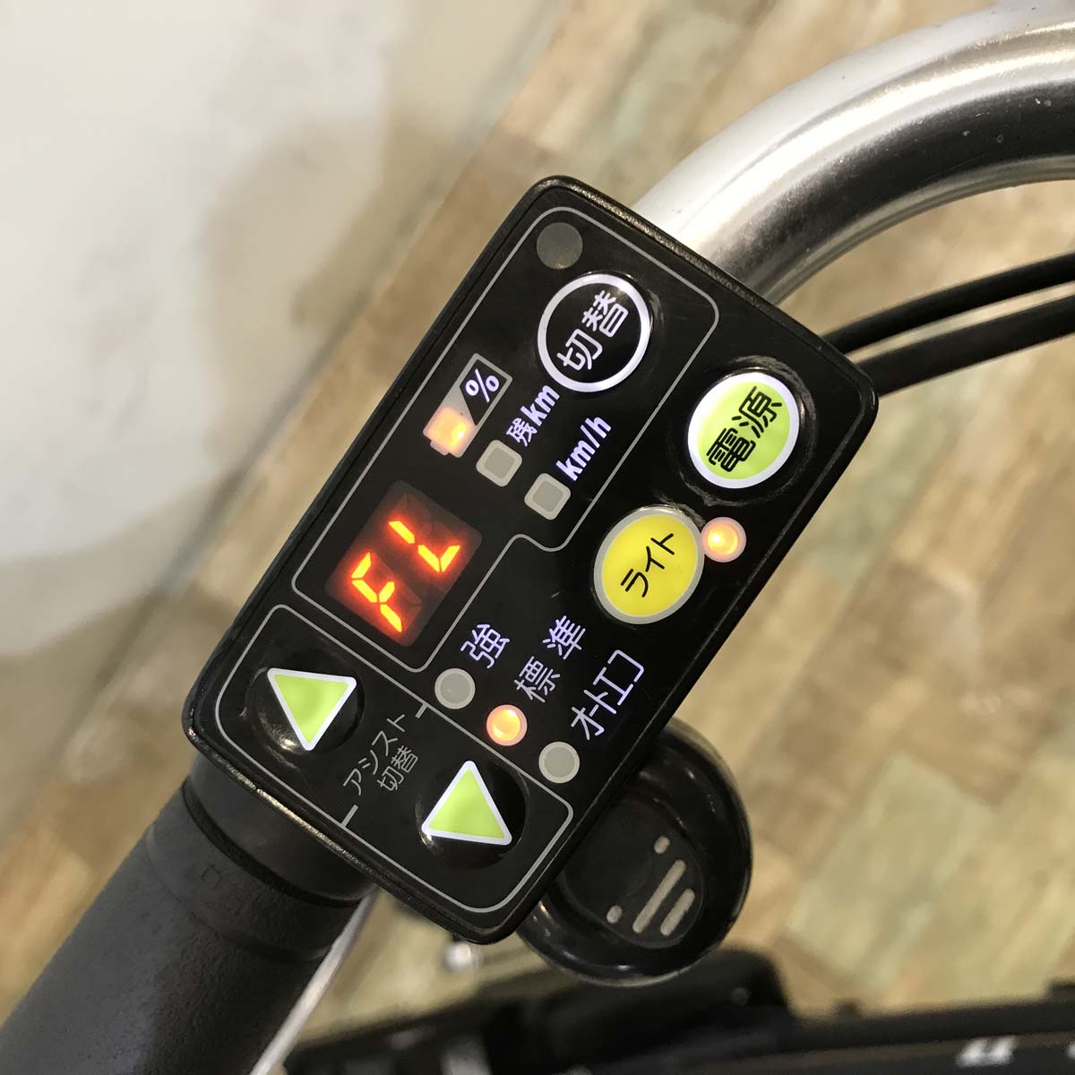 【8/31までにご注文の方限定】【送料無料!】【電動自転車/中古レンタル】【B】 ブリヂストン ハイディツー ブラック KT135【神戸在庫】