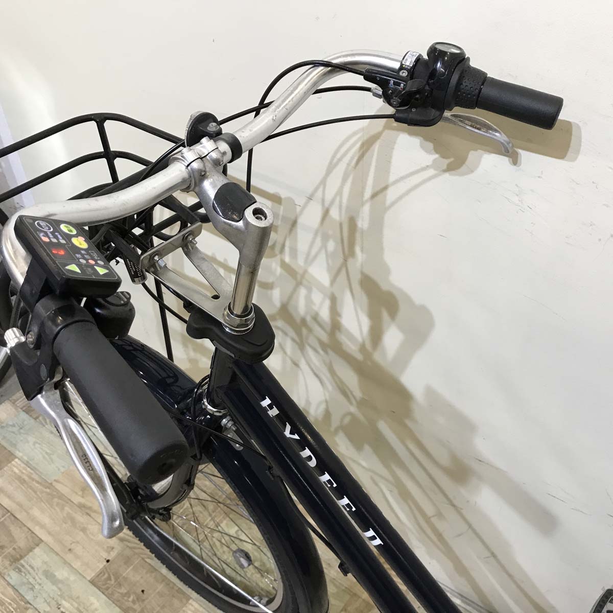 【8/31までにご注文の方限定】【送料無料!】【電動自転車/中古レンタル】【B】 ブリヂストン ハイディツー ブラック KT135【神戸在庫】