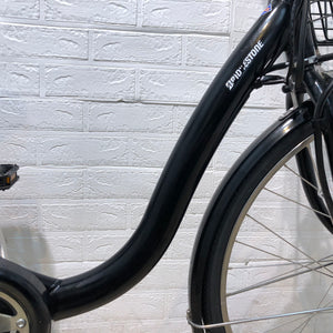【中古レンタル】【B】電動自転車 2019年モデル ブリヂストン フロンティア DX ブラック YQ093【横浜在庫】