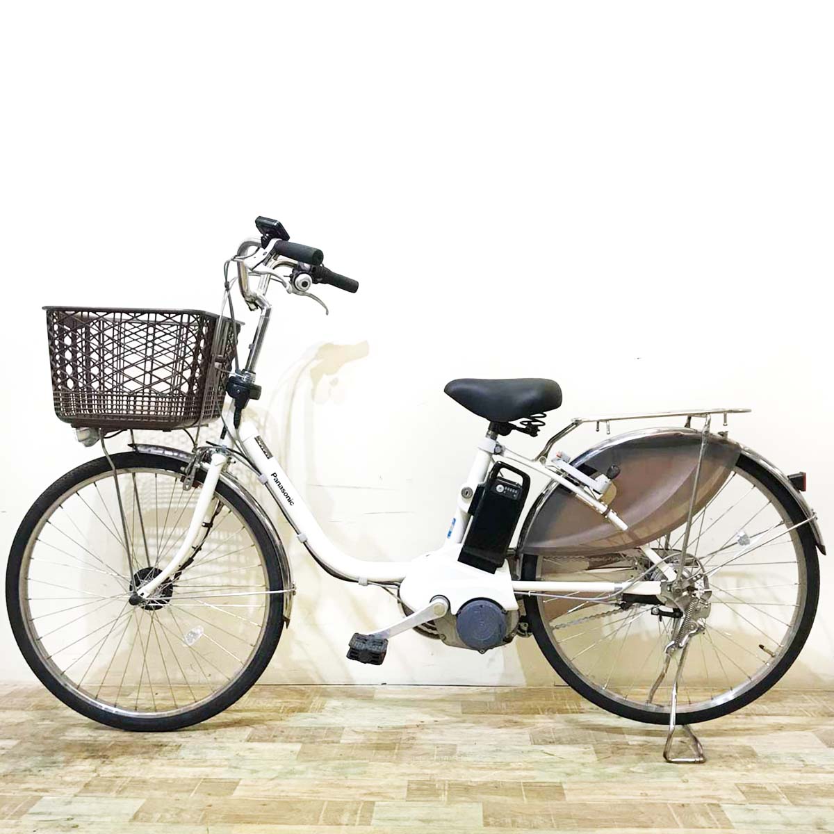 【8/31までにご注文の方限定】【送料無料！】【中古レンタル】【A】電動自転車  パナソニック DX ホワイト 24インチKX056【神戸在庫】