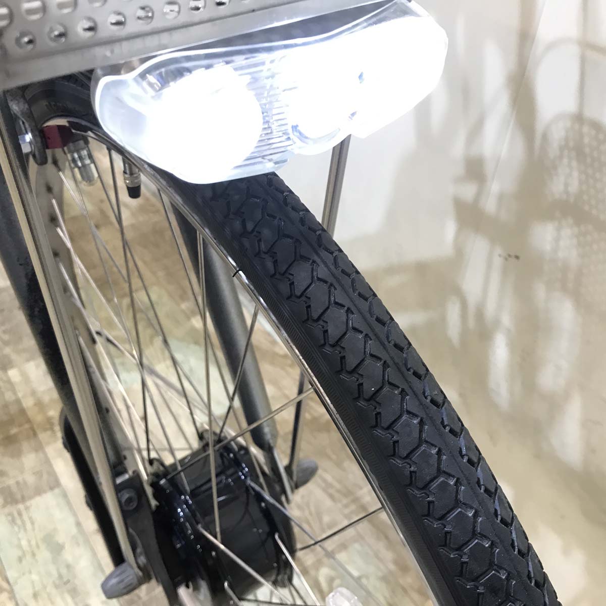 【中古レンタル】【B】ブリヂストン アルベルト e シルバー 27インチ KX090【神戸在庫】