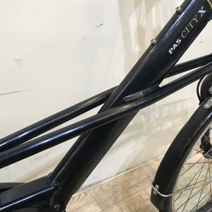 【神戸店在庫】【中古レンタル】【A】ヤマハ PAS CITY-X 2019年 ブラック KT093
