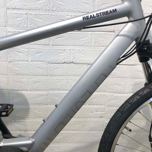 【中古レンタル/ 高年式中古車】【B】ブリヂストン リアルストリーム シルバー 26インチ SR377Y 電動自転車【横浜在庫】