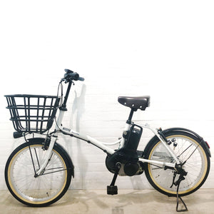 【中古レンタル/ 高年式中古車】【B】電動自転車  パナソニック グリッター ホワイト 20インチ YS005【横浜在庫】