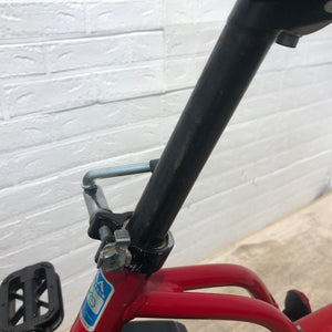 【中古レンタル/ 高年式中古車】【A】電動折りたたみ自転車  パナソニック オフタイム レッド×イエロー YN058【横浜在庫】