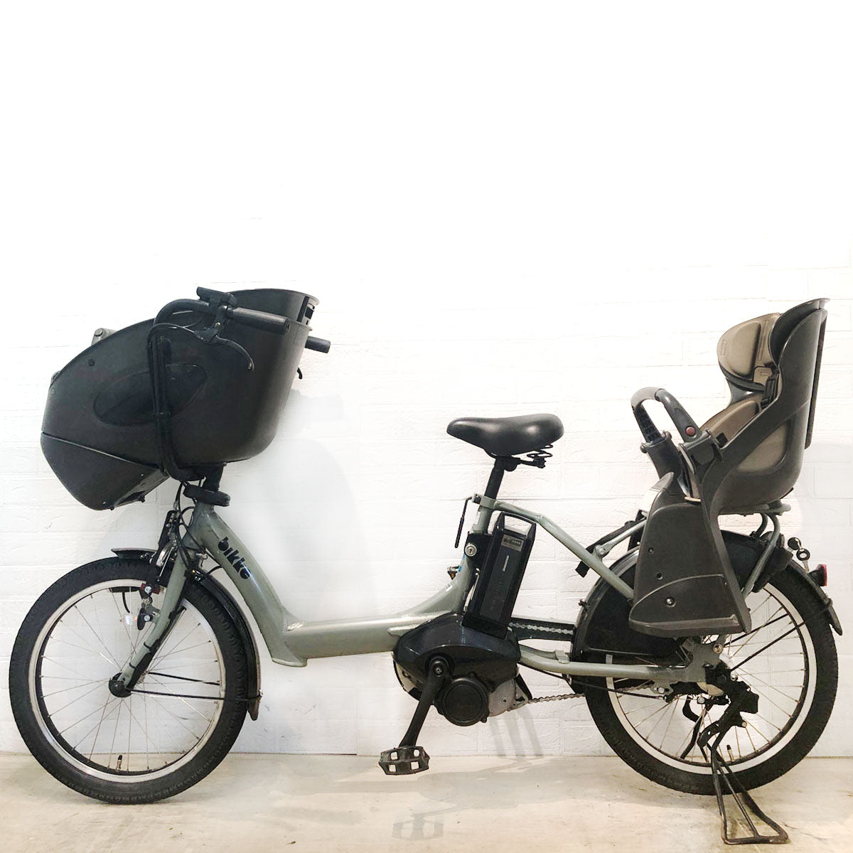 【8/31までにご注文の方限定】【送料無料！】【中古レンタル】ブリヂストン bikke POLAR e ビッケ ポーラーe カーキ 20インチ SR396Y 【B】【横浜在庫】