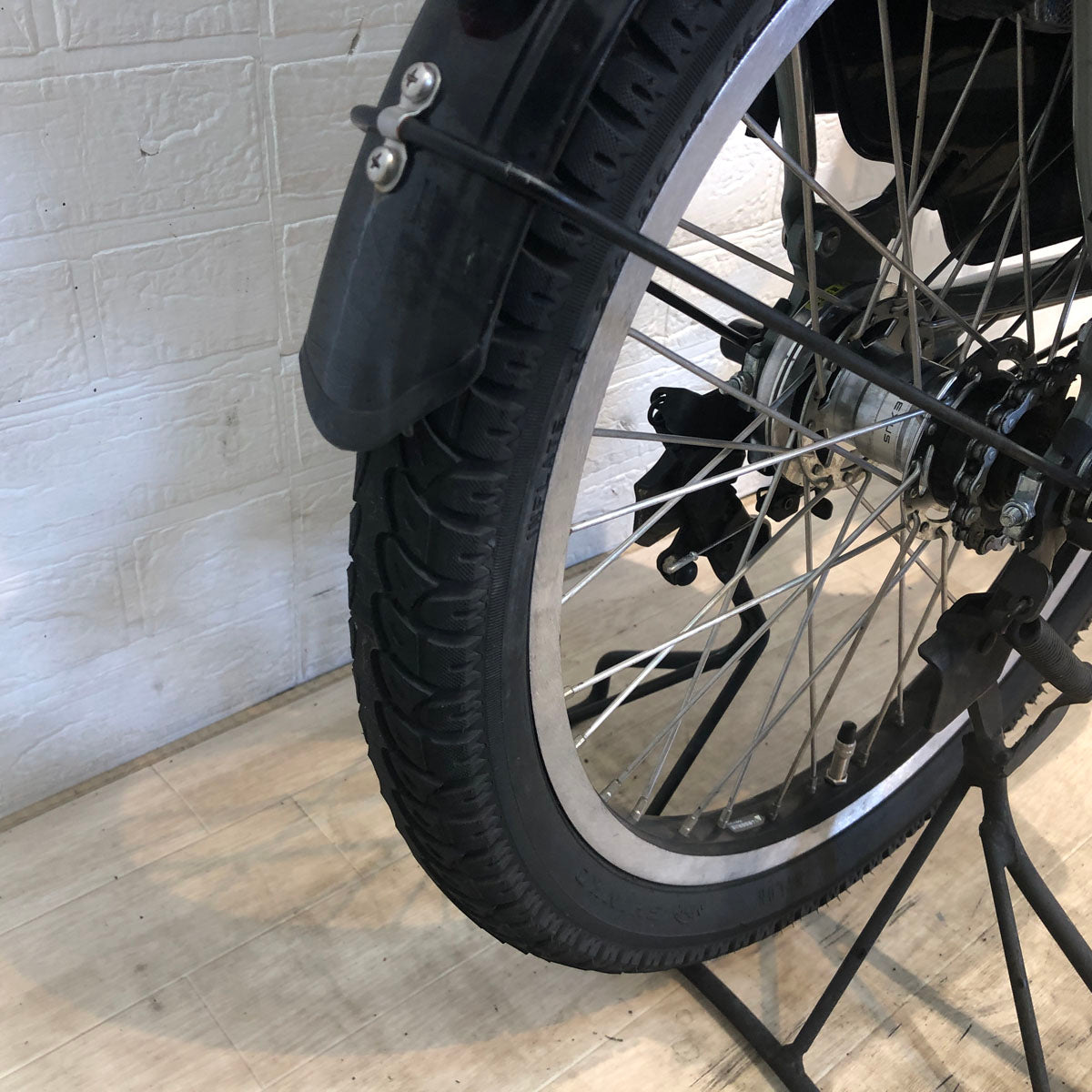 【8/31までにご注文の方限定】【送料無料！】【中古レンタル】ブリヂストン bikke POLAR e ビッケ ポーラーe カーキ 20インチ SR396Y 【B】【横浜在庫】
